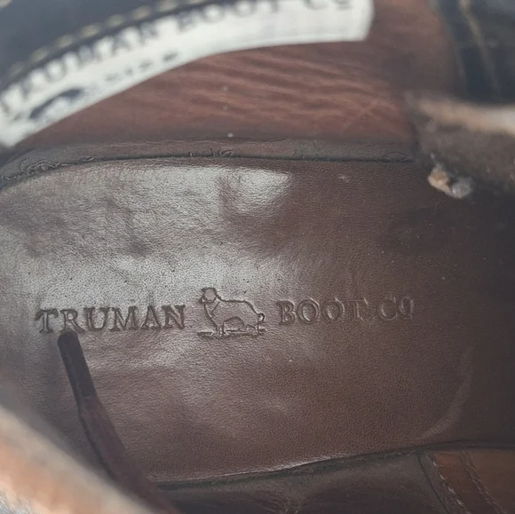 Truman waxed flesh boots 7D - Picture 8 of 11